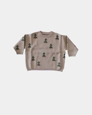 NEW BABYSPROUTS kids trees sweater in beige